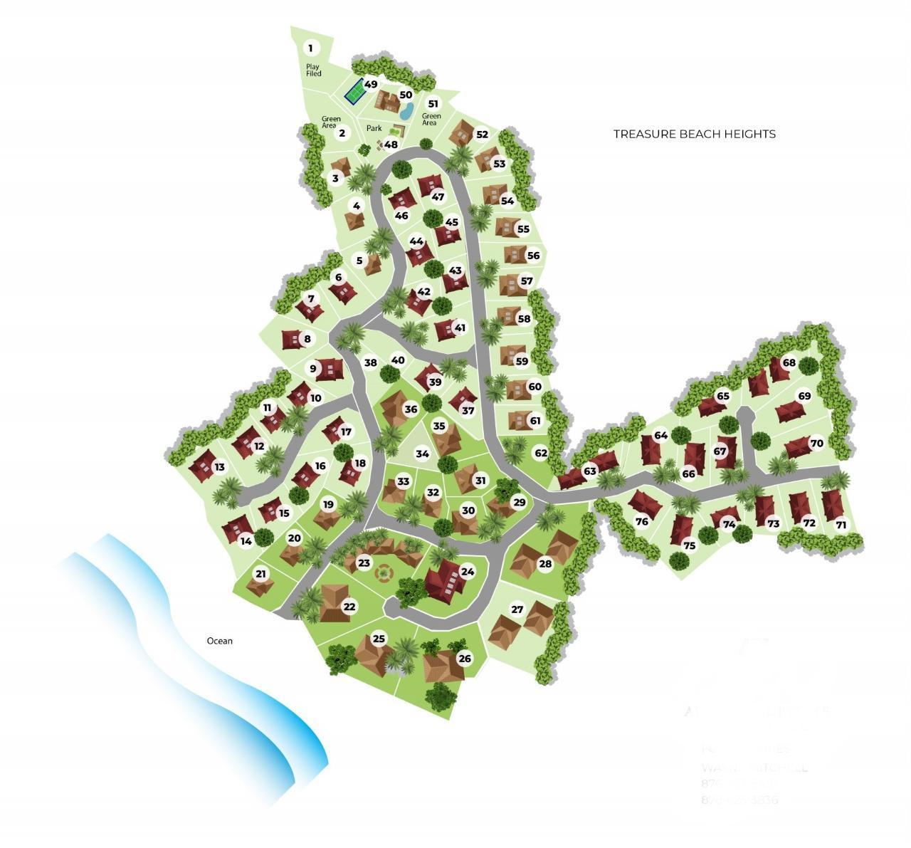 Residential Lot For Sale TREASURE BEACH HEIGHTS, Treasure Beach